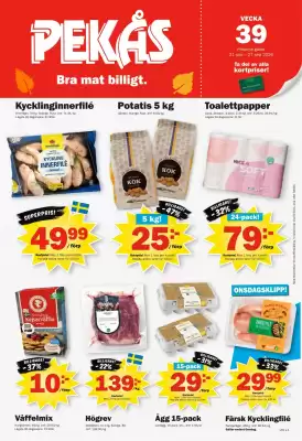 Pekås reklamblad (giltig till och med 27-09)