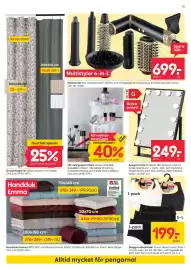 Rusta reklamblad vecka 39 Sida 11: Duschdraperier €59,90, G Halva priset €249,00