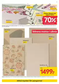 Rusta reklamblad vecka 39 Sida 9: 4-pack 29:90 (99:90) 35x120 cm 14:90 (49:90) 145x240 cm 44:50 (149:-) 4-pack 29:90 (99:90)