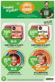 Kiwi kundeavis uke 39 Side 2: KYLLINGPOSTEI €12,90, LEVERPOSTEI €15,40