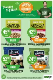 Kiwi kundeavis uke 39 Side 3: GRANOLA HASSELNØTT&KOKOS €45,90, MØLLEHJUL FULLKORN €24,90