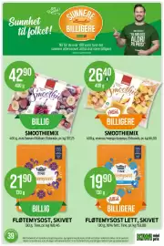 Kiwi kundeavis uke 39 Side 4: FLØTEMYSOST LETT, SKIVET €19,90, SMOOTHIEMIX €42,90