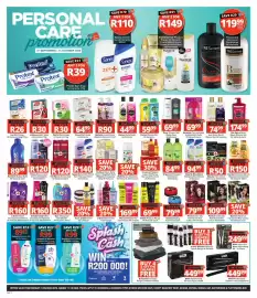 Checkers catalogue Page 10: Radox Body Wash €44,99, Satiskin Liquid Hand Wash All Variants €90,00