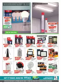 Checkers catalogue Page 6: Eurolux Desk Fan Rechargeable LED €199,99, Duracell Plus AA/AAA Alkaline Batteries €129,99