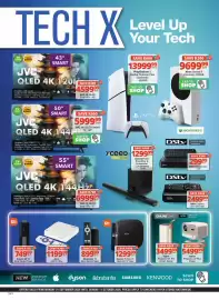 Checkers catalogue Page 8: JVC 4K QLED Smart TV . 43" €4.599,99, JVC 4K QLED Smart TV €5.999,99