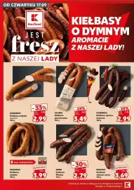 Kaufland gazetka Strona 10: OD CZWARTKU 17.09 Kaufland JEST fresz Z NASZEJ LADY KIEŁBASY O DYMNYM AROMACIE Z NASZEJ LADY!