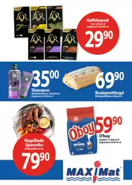 MaxiMat Svinesund kundeavis uke 39 Side 4: L'OR Kaffekapsel €29,90, Herbal Essences Shampoo €35,00