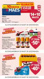 Delhaize folder week 39 Pagina 28: Pilsbier Maes of Cristal €8,96, Pilsbier Jupiler €10,86