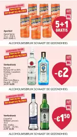 Delhaize folder week 39 Pagina 30: Aperitief Aperol Spritz €13,45, Sterkedrank Eristoff of William Lawson's €14,49