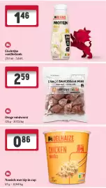 Delhaize folder week 39 Pagina 38: Noedels met kip in cup €0,86, Droge miniworst €2,59
