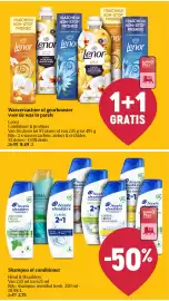 Delhaize folder week 39 Pagina 4: Wasverzachter of geurbooster voor de was in parels €8,49, Shampoo of conditioner €2,75