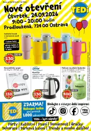 TEDi leták týden 39 Strana 1: Platné od 24/09 do 01/10/2026 Nové otevření čtvrtek, 24.09.2026 9:00-20:00 hodin Prodloužená