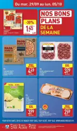 Catalogue ALDI semaine 40 page 10: PAYS GOURMAND ROCAMADOUR AOP(D) €2,69, PAPA TONI'S PIZZA GIGANTE €4,49