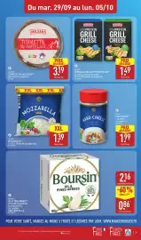 Catalogue ALDI semaine 40 page 11: CUCINA MOZZARELLA €1,39, Boursin Ail et fines herbes €0,86