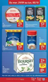 Catalogue ALDI semaine 40 page 11: CUCINA MOZZARELLA €1,39, Boursin Ail et fines herbes €0,86