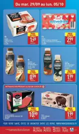 Catalogue ALDI semaine 40 page 13: BARISSIMO BOISSON CAFÉ €0,99, MILSANI HIGHPROTEIN DRINK €1,99