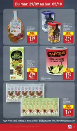 Catalogue ALDI semaine 40 page 17: MARTIN'S DEMI-POIRES AU SIROP LÉGER €1,69, TASTY PLANET CHOCOLATE €4,29