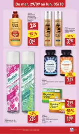 Catalogue ALDI semaine 40 page 23: JUVAMINE Vitamines €1,99, VITAVEA GUMMIES €7,49