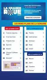 Catalogue ALDI semaine 40 page 3: LA GRANDE RUE ALDI CHAQUE JOUR, TENTEZ DE GAGNER 10€ EN BON D'ACHAT RETROUVEZ LE JEU DE LA