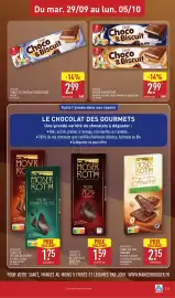 Catalogue ALDI semaine 40 page 33: CHOEUR TABLETTE CHOCOLAT & BISCUIT €2,99, CHOEUR Choco & Biscuit €2,99