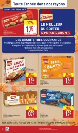 Catalogue ALDI semaine 40 page 34: Biscotto Petit Beurre €1,65, Biscotto Crousti Choc' €1,59