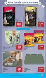 Catalogue ALDI semaine 40 page 39: CACHET & ROMEO TAPIS POUR GAMELLE €1,99, Cachet Terrine pour chat €0,85