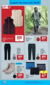 Catalogue ALDI semaine 40 page 42: UP 2 FASHION VESTE SANS MANCHES TEDDY €9,00, UP 2 FASHION BOXERS €4,49