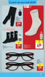 Catalogue ALDI semaine 40 page 43: UP 2 FASHION CHAUSSETTES CONFORT €4,00, Kappa CHAUSSETTES €3,99