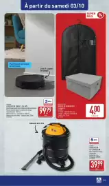 Catalogue ALDI semaine 40 page 45: HOME CREATION HOUSSE DE RANGEMENT €4,00, FERREX ASPIRATEUR DE CENDRES €39,99