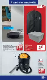 Catalogue ALDI semaine 40 page 45: HOME CREATION HOUSSE DE RANGEMENT €4,00, FERREX ASPIRATEUR DE CENDRES €39,99