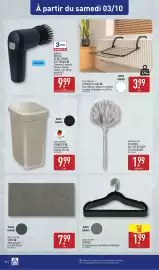 Catalogue ALDI semaine 40 page 46: HOME CREATION® CINTRES €1,99, HOME CREATION TAPIS €7,99