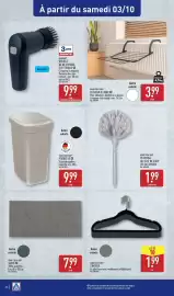 Catalogue ALDI semaine 40 page 46: HOME CREATION® CINTRES €1,99, HOME CREATION TAPIS €7,99