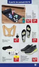 Catalogue ALDI semaine 40 page 49: CRANE CHAUSSURES DE SPORT €14,99, CRANE TAPIS DE SPORT €14,99