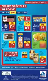 Catalogue ALDI semaine 40 page 52: Nestlé Petit Nesquik €0,76, Biscotto Sandwich Biscuits €1,89