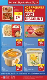 Catalogue ALDI semaine 40 page 8: Daylicious SALADE DE POMMES DE TERRE €1,99, Daylicious TABOULÉ €3,29