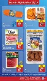 Catalogue ALDI semaine 40 page 9: LE MARSIGNY JAMBON SUPÉRIEUR FUMÉ €1,99, LE MARSIGNY JAMBON DE LA FORÊT NOIRE €2,59