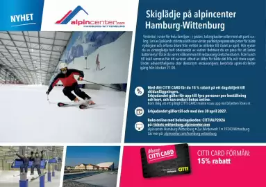 Citti reklamblad Sida 4: Skiglädje på alpincenter Hamburg-Wittenburg
