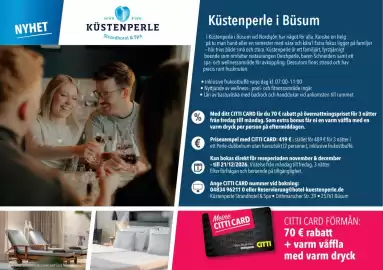 Citti reklamblad Sida 6: Küstenperle i Büsum, EUR 489, Medlemspris €489,00