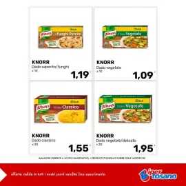 Volantino Iper Tosano settimana 39 Pagina 13: Knorr Dado saporito/funghi €1,19, Knorr Dado vegetale €1,09