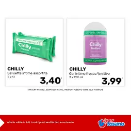 Volantino Iper Tosano settimana 39 Pagina 15: Chilly Salviette intime assortite €3,40
