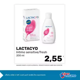Volantino Iper Tosano settimana 39 Pagina 2: LACTAGO LACTACYD NUOVO Detergente Intimo SENSITIVE Deterge delicatamente le
