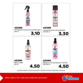 Volantino Iper Tosano settimana 39 Pagina 9: Adorn Termoprot./crema ricci anticrespo €3,10
