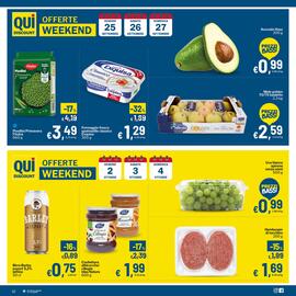 Volantino Qui Discount Pagina 12: Confettura albicocche/ciliegie Idea Natura €1,99, Pisellini Primavera Findus €3,49