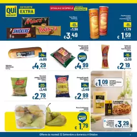 Volantino Qui Discount Pagina 9: Trancio speck Salumeria & Salumeria €4,99, Nocciole pelate e tostate Idea Natura €2,79