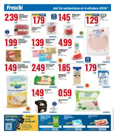 Volantino Eurospin Pagina 4: Land Provolone Piccante €2,49, Burgheroni gusti assortiti €1,39