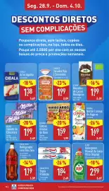 Folheto ALDI semana 40 Página 10: Haribo gomas ursitos de ouro €1,59, Seara biscuitos de cacau biológicos €1,99