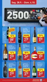 Folheto ALDI semana 40 Página 11: Kiwi Trail Vinho Branco Seco €3,49, Naltros espumante cava brut €3,49
