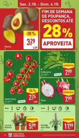 Folheto ALDI semana 40 Página 16: Pitaya €7,99, Ervilha-torta €2,99