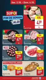 Folheto ALDI semana 40 Página 17: Bifes de Frango €6,79, Almôndegas Mistas €2,99