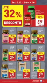 Folheto ALDI semana 40 Página 21: NaturTierra Controlo da Glicose €3,99, NaturTierra Vitamina D3+K2 €3,99